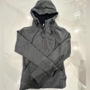 lululemon scuba fleece lined Gray Hooded Sweatshirt